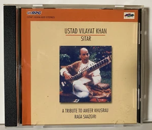 Ustad Vilayat Khan–A Tribute To Ameer Khushau RPG India 1st CD Issue RARE NM-! - Picture 1 of 3