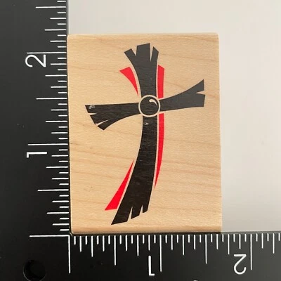 Rubber Stampede Cross Graphic Religious Wood Mounted Rubber Stamp - Image 1 of 3