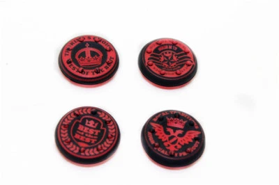 Thumbstick Grips For PS4 Xbox Wii U Switch - Controller-Kappen - Crown Red - Image 1 of 2
