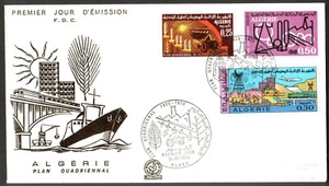 Algeria 1970 - Transportation & Agriculture - 3v , Scott#431/33  - FDC - Picture 1 of 1