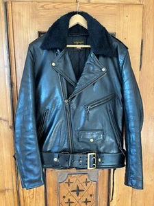 Original VANSON Bikerjacke mit Police Belt - Bild 1 von 12