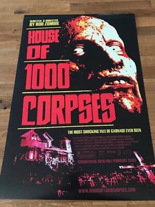 Movie Poster House of 1000 Corpses 430mm x 640mm (Bit Bigger than A2) - Picture 1 of 6