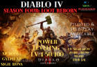 💥Diablo 4 💥 SEASON FOUR LADDER🔥✨Lv100 BOOST+GLYPH✨S4 GOLD/CARRY-PC PS XBOX