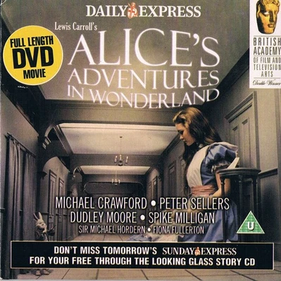 Alice's Adventures In Wonderland - Dudley Moore - Full Films - N/Paper  DVD 1972 - Image 1 of 2