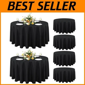 Stain Resistant 108 Inch Polyester Table Cloth - Picture 1 of 11