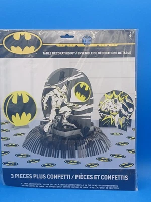 ¡Kit de decoración de mesa de suministros de fiesta Batman! Foto 1 de 4