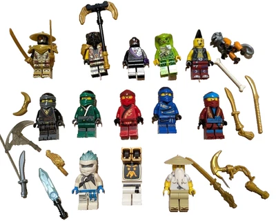 LEGO Minifigure Lot Ninjago Lloyd Kai Jay Cole Zane Nya Master Wu Ghosts Enemies - Image 1 of 4