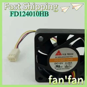1X Y.S.TECH FD124010HB 12V 0.09A 40*40*10mm winds dual ball bearing Cooling FAN - Afbeelding 1 van 5