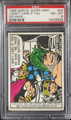 1966 Marvel Super Hero THOR #59 NM-MT PSA 8!!! - Image 1 of 2
