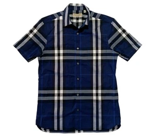 Burberry London Nova Check Short Sleeve Casual Shirt Size M Excellent Condition - Picture 1 of 10