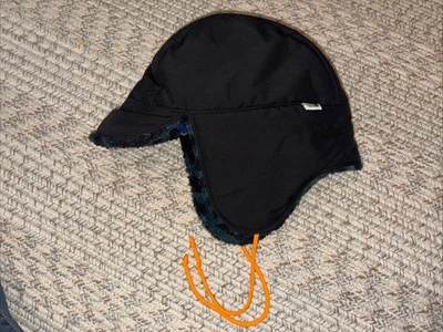 The North Face Recycled Ridge Talla Única Sombrero Negro Forrado de Vellón Etiqueta Marrón ¡EXCELENTE ESTADO USADO! Foto 1 de 4