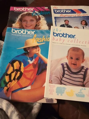 4 revistas para tejer Machine Brother - Brother Fashion, The Brother Collections Foto 1 de 4
