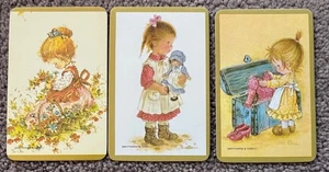 Original swap playing cards 70’s blank ladies girls Greythorn & Tassell - Bild 1 von 1