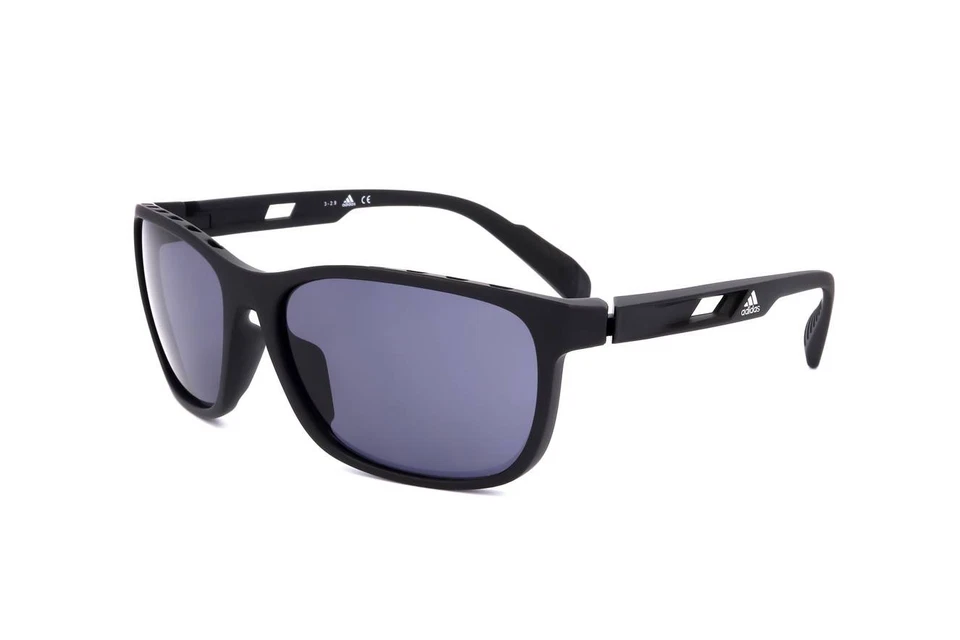 Matte Black Male adidas Sport Sp0014 02e 62mm Sunglasses
