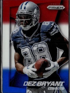 Panini Prizm #3 Dez Bryant 2014 rojo blanco y azul Prizm - Imagen 1 de 2