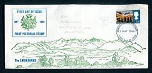 1966 The Cairngorms FDC GRANTOWN ON SPEY, Morayshire Landscapes First Day Cover - Picture 1 of 1