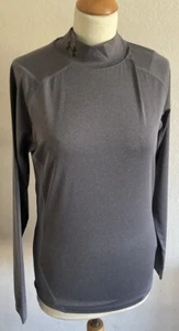 BNWT Under Armour HeatGear Compression Long Sleeve LG Dark Grey - Picture 1 of 13