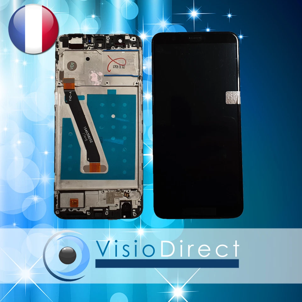 ? Vitre Tactile + Ecran LCD HUAWEI P Smart 2018 (FIG-LX1) sur chassis Noir - Photo 1/1