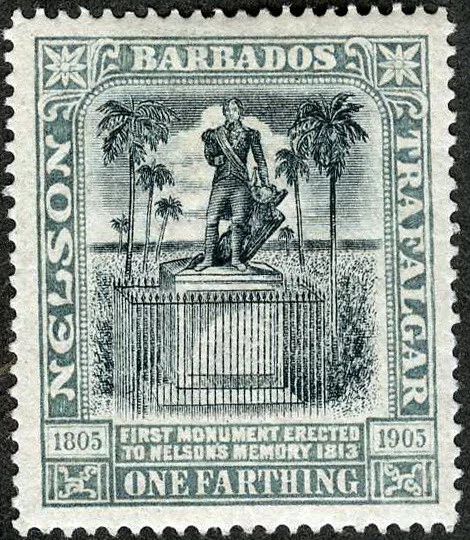 Barbados 1906 Lord Nelson MH (SC# 102) - Image 1 of 1