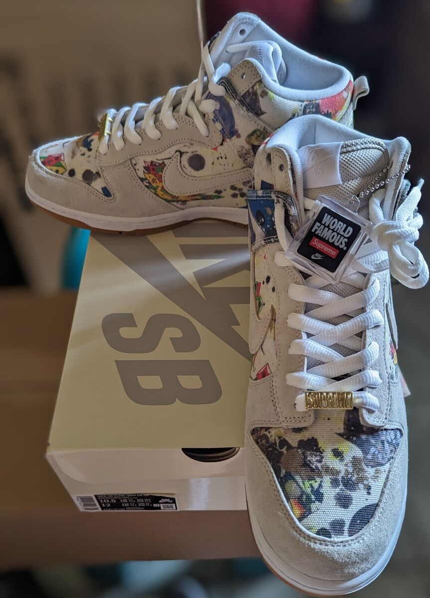 Nike Supreme x Dunk SB High Rammellzee for Sale Nike Supreme x Dunk SB High Rammellzee for Sale