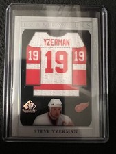 Steve Yzerman Red Wings 21-22 SP Game Used Frameworks Jersey