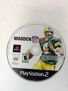 ps2 madden 09 disc only HEAVILY SCRATCHED - Picture 1 of 2
