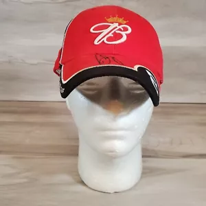 Cappello Budweiser Dale Earnhardt Jr #8 Racing Rosso Bianco Nero Cappellino Regolabile Vincitori - Foto 1 di 10