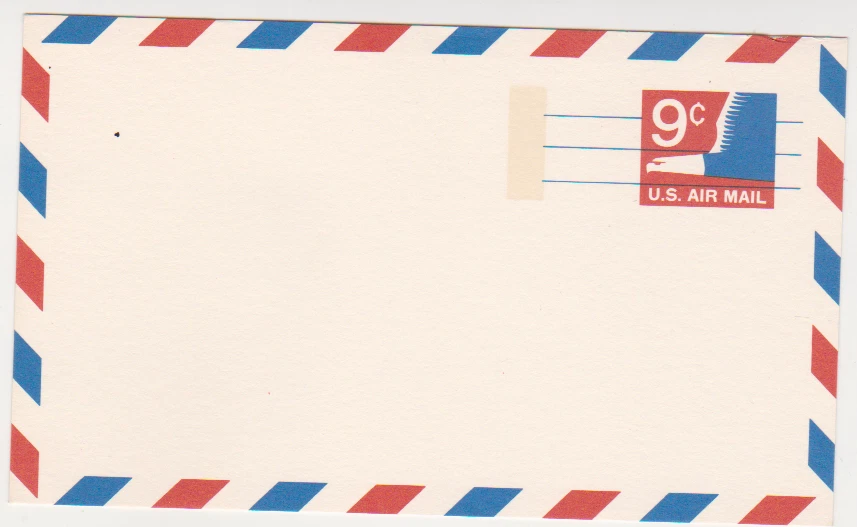 US Scott # UXC10 Stylized EAGLE PRECANCEL 9¢ postcard post postal card MNH 1971 - Image 1 of 1
