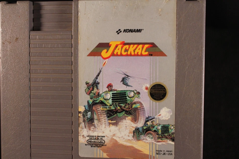Nintendo Jackal NES vintage original video game cartridge classic 1988 - Image 1 of 4