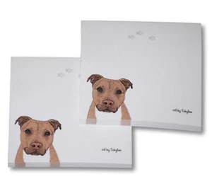 Pitbull Sticky Notes Notepad - Brown - 100 Sheets - Picture 1 of 1