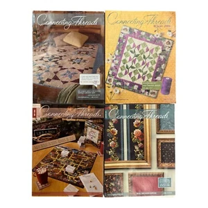 Lot of 4 Connecting Threads Vintage Magazines - Picture 1 of 2
