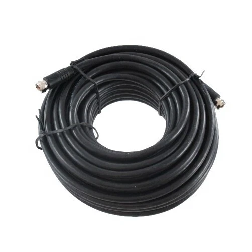 50' RG6 Black Coaxial Cable - Image 1 of 1