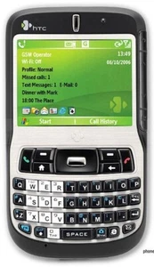 HTC S620 EXCA200 Unlocked Black QWERTZ Mobile Phone Good Condition - Afbeelding 1 van 7