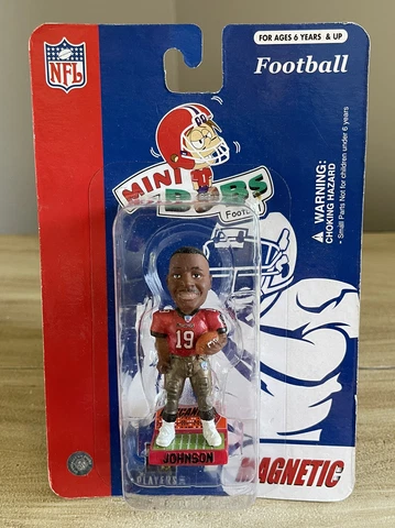 KEYSHAWN JOHNSON Tampa Bay Buccaneers NFL Legend 3” Mini Nodder Bobblehead MINT! Cover
