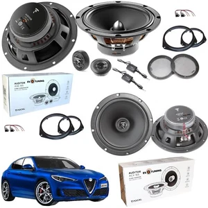 Kit 6 Casse Altoparlanti Focal ASE+ACX Anteriori e Posteriori Alfa Romeo Giulia - Imagen 1 de 24