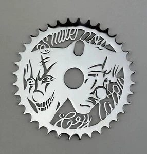 NEW! BICYCLE 36T LASER CUT SMILE NOW/CRY LATER STYLE SPROCKET. - Picture 1 of 1