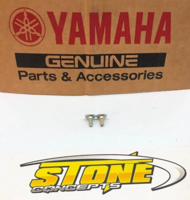 OEM YAMAHA YFZ450R FRONT BRAKE ROCK ROTOR GUARD SCREW BINDING (2) RAPTOR GRIZZLY - Image 1 of 2