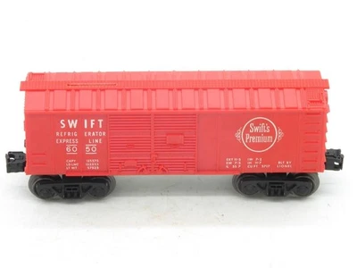 Lionel O Gauge O-27 Postwar 6050 Red Swift's Premium Promotional Bank Box Car #2 - Image 1 of 4