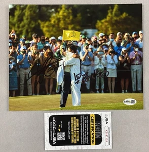 2021 MASTERS SHOTA HAYAFUJI & HIDEKI MATSUYAMA AUTOGRAPH 8x10 PHOTO JSA CH47135 - Picture 1 of 2