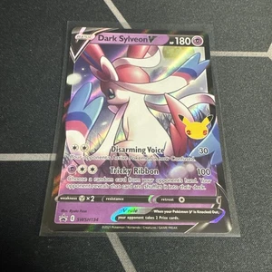 Dark Sylveon V SWSH134 Sword & Shield Black Star Promo Holo Pokemon Card - Picture 1 of 6