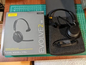 Jabra Evolve2 65 MS Wireless Headset with Link380c, Mono, Black, USB-C - Picture 1 of 1