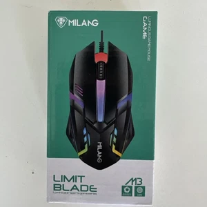 Milang RGB Gaming Mouse 1000DPI Wired LED Optical 7-Color PC Laptop USB - Picture 1 of 4