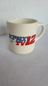 TAZA DE CAFÉ VINTAGE ESTACIÓN DE TV Kpnx Tv 12 EE. UU. Arizona - Imagen 1 de 6