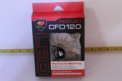 Cougar CFD120 LED ROJO CF-D12HB-R - Rodamiento hidráulico - Nuevo Foto 1 de 2