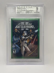 Star Wars Galaxy Chrome 2022 Topps Gameplay /99 Battlefront II Green Refractor - Picture 1 of 2