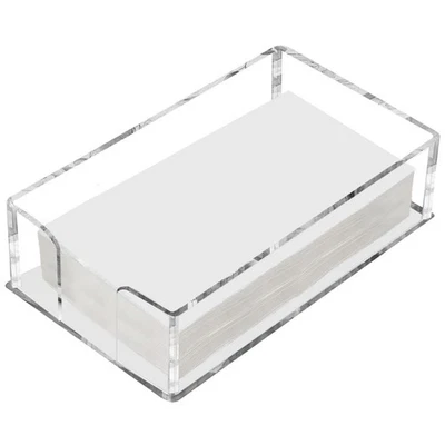 Porta Servilletas Acrílico para Invitados, Bandeja de Almacenamiento de Toallas de Mano de Baño Transparente, D... Foto 1 de 4