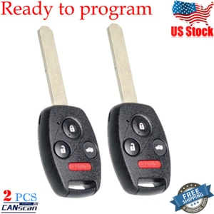 2 For 2003 2004 2005 2006 2007 Honda Accord Keyless Entry Key Fob Remote 4b - Picture 1 of 5