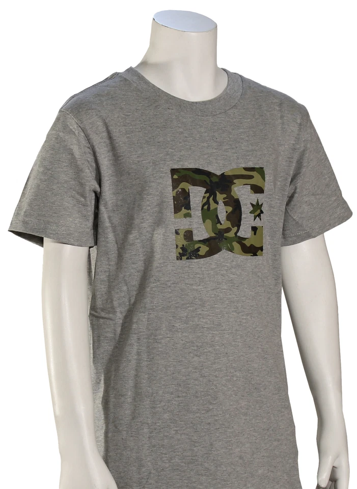 Camiseta DC Boy's Star - Gris Brezo/Camuflaje - Nueva Foto 1 de 1
