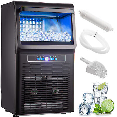 VEVOR 70LBS/24H Countertop Ice Maker Built-in Ice Cube Machine W/Water Filter • 192.99$