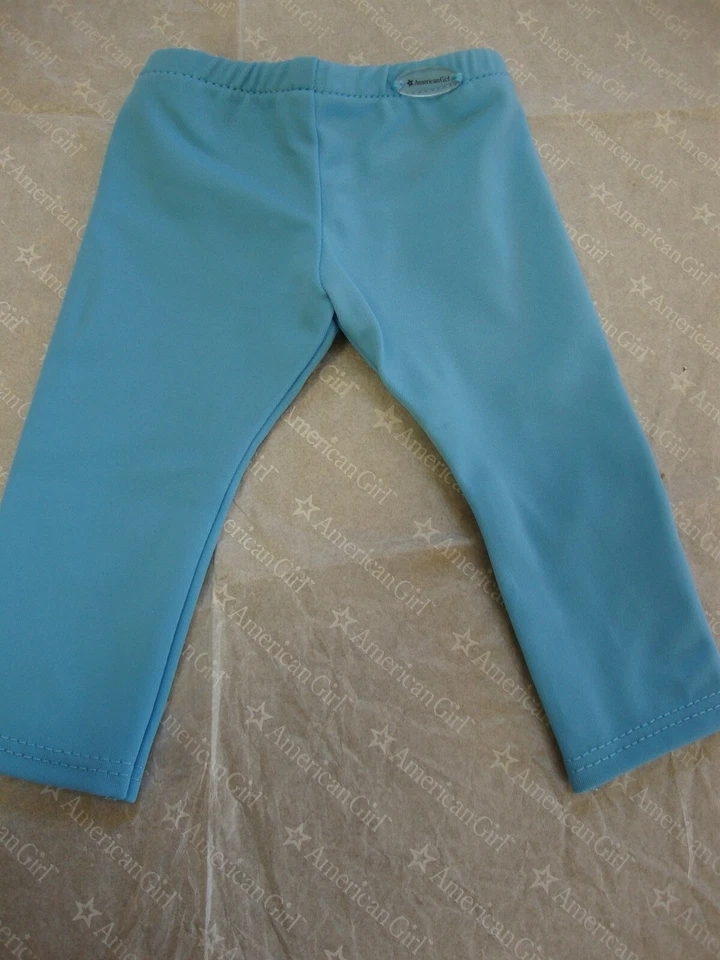 Ropa Muñeca American Girl 18" LEGGINGS AZUL COURTNEY NUEVO Foto 1 de 1